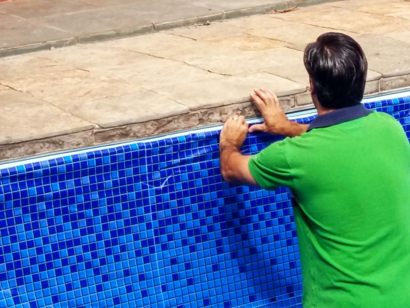 Stamped Pool Coping Service